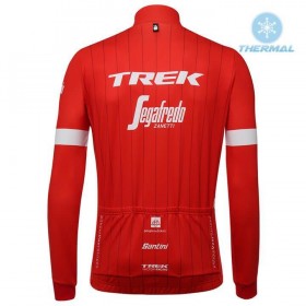 Maillot vélo 2018 Trek-Segafredo Hiver Thermal Fleece N001